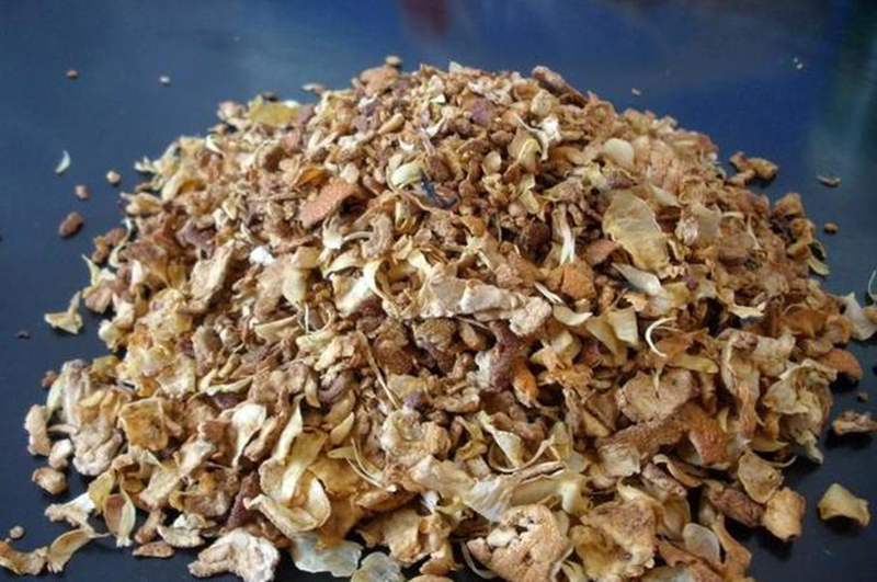 连续式炭化炉物料-果渣